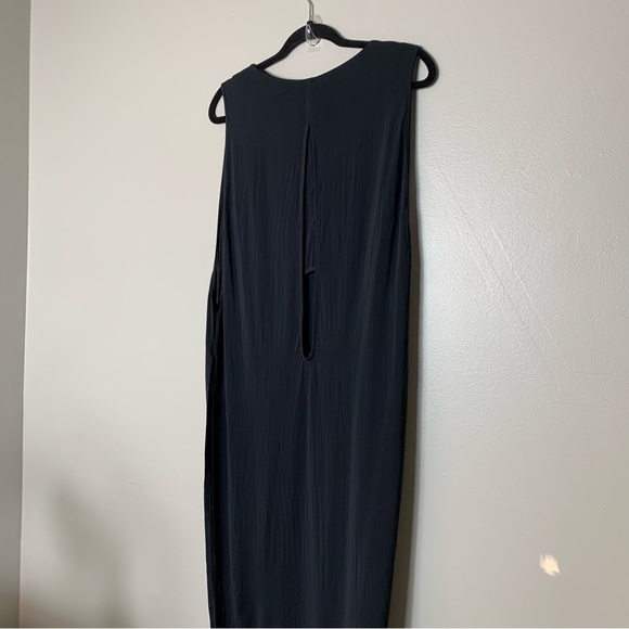 Helmut Lang | Brand New High Slit Cutout Maxi Black Dress | Size M - Picture 11 of 11